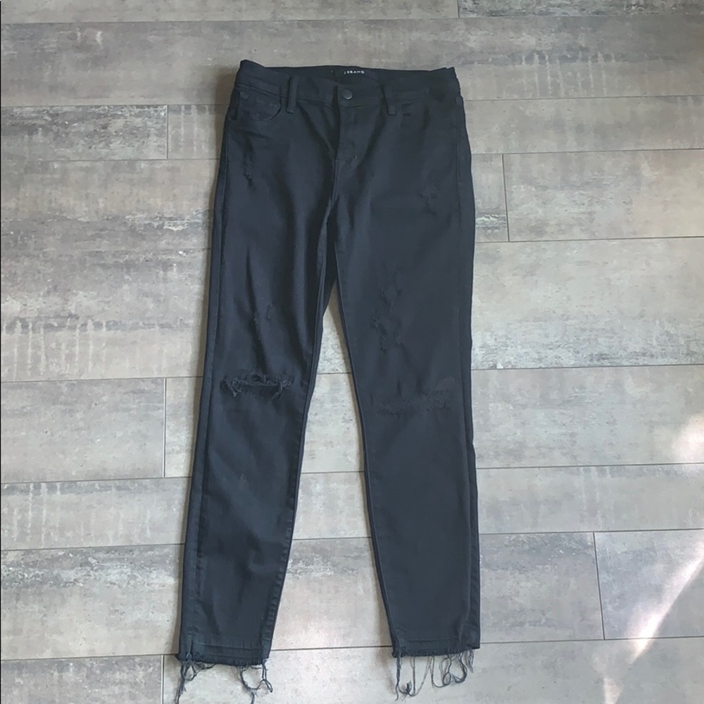 J Brand Capri Mid Rise Jeans